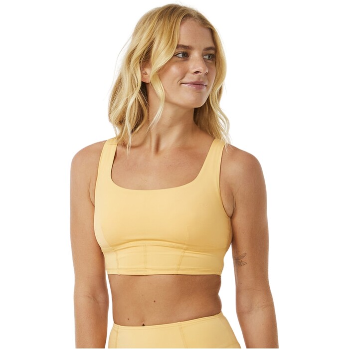 2024 Rip Curl Mujer Mirage Ultimate Scoop Neck Crop Bikini Top 0B3WSW - Orange